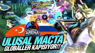 TÜRKİYE vs RUSYA - ULUSAL MAÇTA GLOBALLERİN KAPIŞMASI! | RUSLARI ÇILDIRTTIM! | Mobile Legends