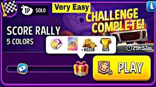 5 colors ramp up solo challenge | score rally very easy challenge | 5 colors solo today