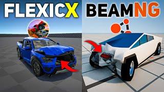 FlexicX vs BeamNG Drive - Detailed Crash Comparison