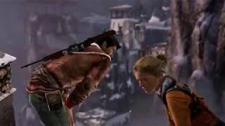 Uncharted 2: Among Thieves (PS4) Nate And Elena Cross A Bridge HD 720p 60fps