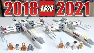 LEGO Star Wars X-WING STARFIGHTER Comparison! (75218 vs 75301 | 2018 vs 2021)