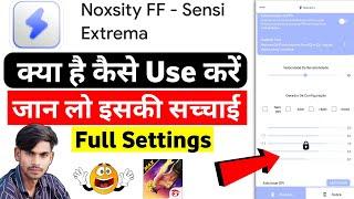 Noxsity Ff Sensi Extrema How To Use | Noxsity Ff Sensi Extrema Kaise Use Kare | Noxsity Ff