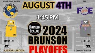 FOE vs World Class Ballers Game- Brunson League Season 11 Playoffs Semifinals @UA House