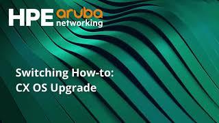 How to perform a CX OS upgrade