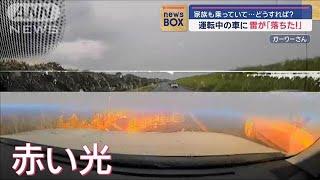 運転中の車に雷が「落ちた！」　家族も同乗…どうすれば？【スーパーJチャンネル】(2024年8月23日)