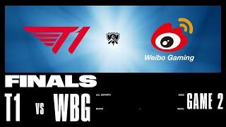 WBG vs. T1 - Game 2 | FINALS Stage | 2023 Worlds | Weibo Gaming vs T1 (2023)