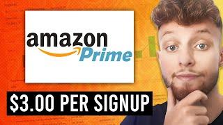 How To Earn Money Promoting Amazon Prime Free Trial ($3 Per Sign Up)