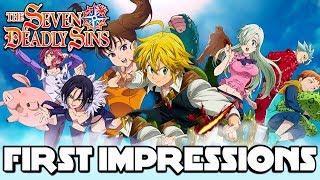 MY NEW FAVORITE MOBILE GAME?! Seven Deadly Sins: Grand Cross FIRST IMPRESSIONS!