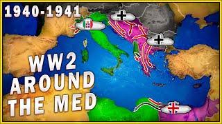 Land warfare around the Mediterranean: 1940-1941