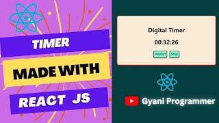 React js Timer | Countdown timer with react js