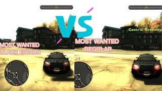 MOST WANTED REGULAR vs BLACK EDITION - NFS™ MOST WANTED 2005