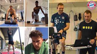 How FC Bayern's stars take part in cyber training