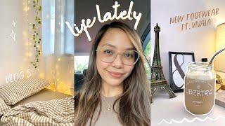 VLOG 05  life lately, korean grocery, room update, new footwear ft. Vivaia 