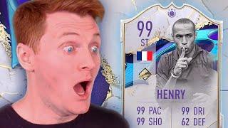 The BIGGEST Discard! Cover Star Icon Thierry Henry Team Takedown!!!