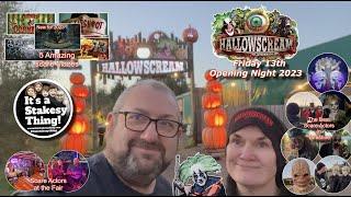 Hallowscream opening night 2023, includes inside Scare Maze Footage #itsastakesything