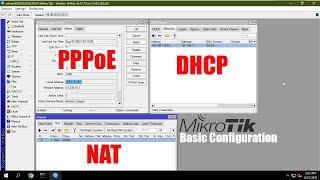 Mikrotik - Configuration de base ( PPPoE, DHCP, NAT, IP LAN )