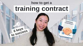 How to get a Training Contract | Tips and Advice