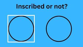 What is inscribed and circumscribed in geometry?