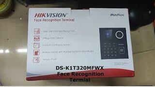 Face Recognition Terminal   Configuration  Set up  DS-K1T320MFWX