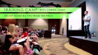 Online Business Tips from the Pros - Training Camp with Coach Jimmy Promo