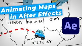 Create an Animated Travel Map in After Effects [for Beginners!]