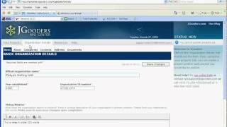 JGooders NPO Center - How to fill the first tab