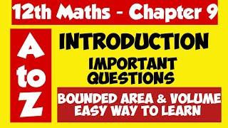 12th Maths|Public Examination important questions|2025|Chapter9|Important questions|Vincent Maths|