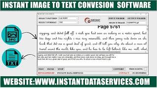 Best Image to Text Converter Software | Notepad Conversion  | Free