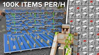 Minecraft Ultimate Iron Farm Tutorial - 83,000 Iron Per Hour!