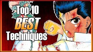 Top 10 BEST Techniques in Yu Yu Hakusho