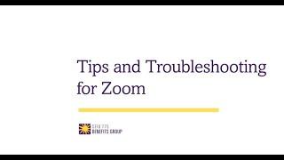 Tips and Troubleshooting for Zoom on an Apple iPhone or iPad