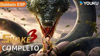 Película Doblada al Español [Serpientes 3] | Gigante serpiente y dinosaurio | Acción/Aventura/Terror