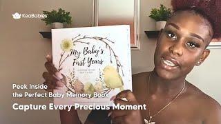 What's Inside: KeaBabies Baby Memory Book