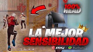 La mejor SENSIBILIDAD para PC con 240fps️ BLUESTACKS & MSI - FREE FIRE 2024 