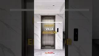 Experience luxury with LuxLift’s 4 panels center opening door #elevatordesign #homelift #luxlift