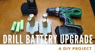 How to convert an old Ni-Cad battery drill to Lithium Ion!