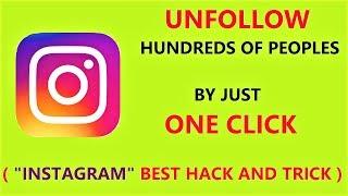 How To Unfollow People On Instagram FAST || Unfollow Everyone On Instagram At Once