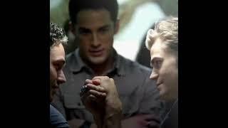 arm wrestling match  | the vampire diaries | #shorts #fyp #tvd #tvdedits