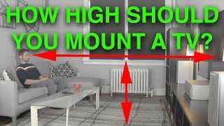 How high should I mount my TV?