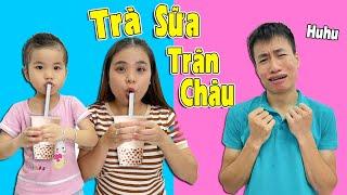 Làm Trà Sữa Trân Châu... Trừng Trị Củ Cải Chuyên Đi Bắt Nạt Bé Cún | Linh Nhi Family