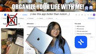 how to organize your entire life with one app  | using xTiles as a busy uni student