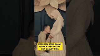 pasangan suami istri beda usia 40 tahun yang sangat romantis ‼️#pasutri #romantis #hamil #bedausia