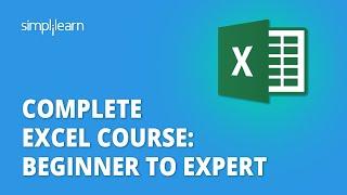  Complete Excel Course: Beginner To Expert | Advanced Excel Tutorial | Excel Training | Simplilearn