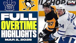 Toronto Maple Leafs vs. Pittsburgh Penguins | FULL Overtime Highlights - March 2, 2025