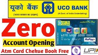 Uco Bank Zero Balance Account Opening Online | How To Open Uco Bank Zero Balance Account Online 2021