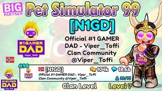 Join N1GD Clan in Pet Simulator 99