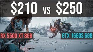 GTX 1660 Super vs RX 5500 XT 8GB test in 6 games | 1080p