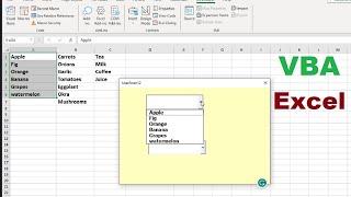Three ways to fill comboBox in userform Excel VBA