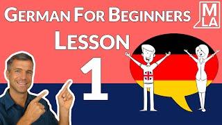  German for Beginners | A1-A2 | Lesson 1 | Marcus´ Language Academy