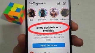 Terms update is now available 2023 | Instagram #Suniltechie